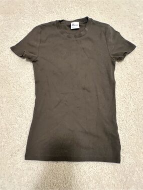 Olive Green Aritzia Homestretch Tee